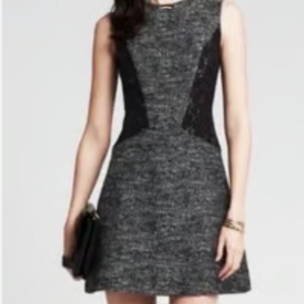 Theory A-Line Colorblock Dress